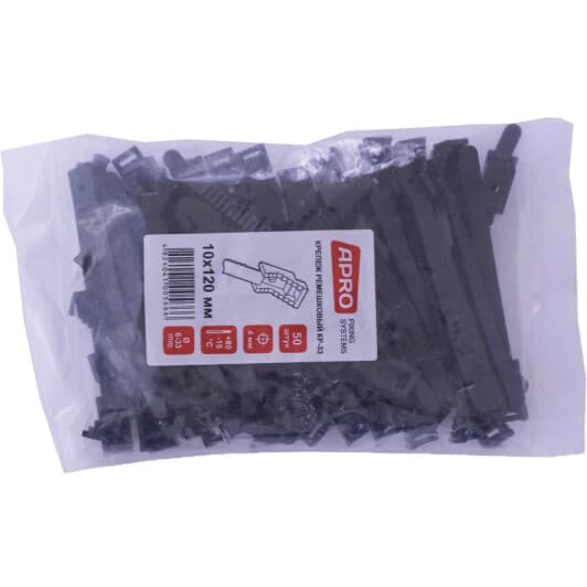 Стяжка з монтажною платформою Apro KR-33B 120 мм 10 мм 50 шт