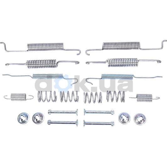 LY1121 Delphi Монтажный комплект барабанных тормозных колодок