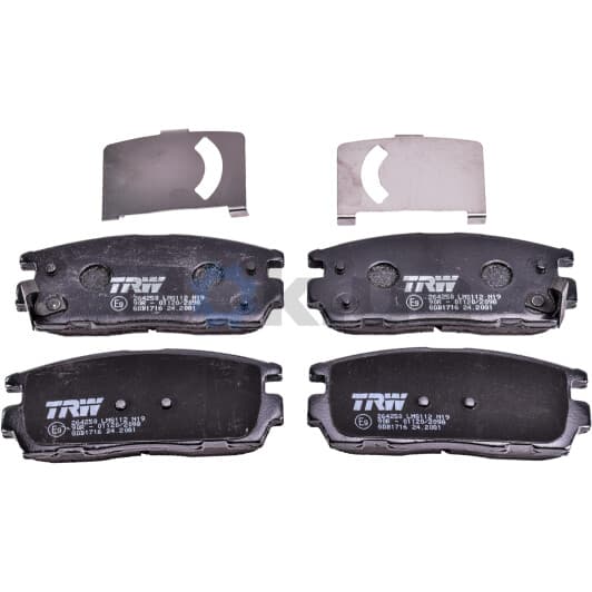 GDB1716 TRW Гальмівні колодки