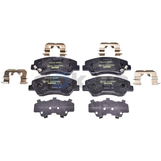 2534801 Textar Тормозные колодки
