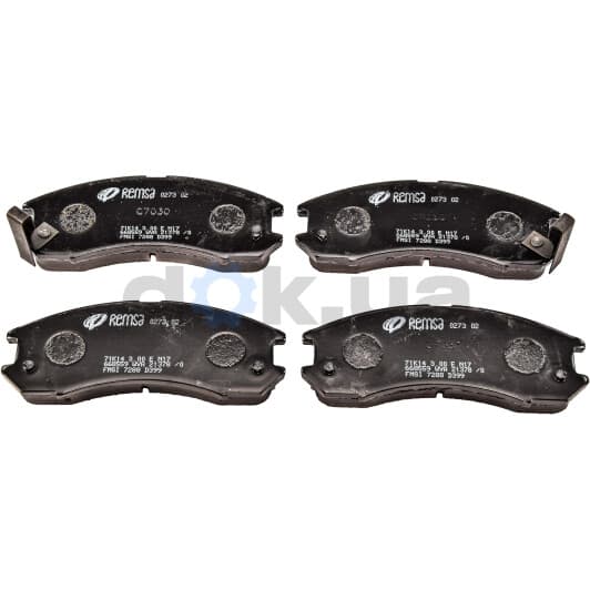 0273.02 Remsa Гальмівні колодки