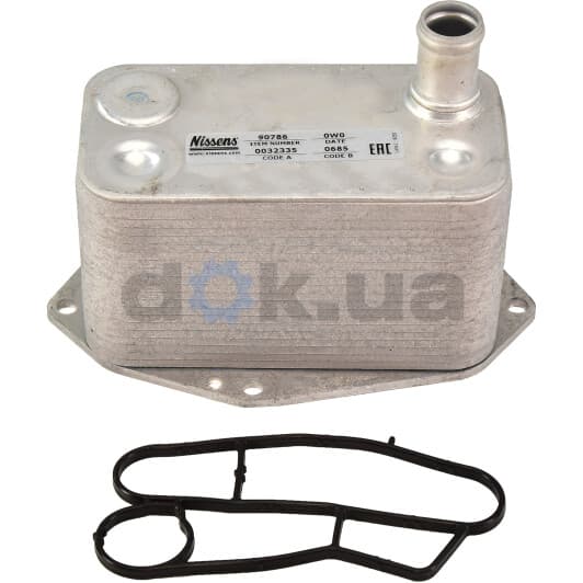 90786 Nissens Оливний радіатор двигуна