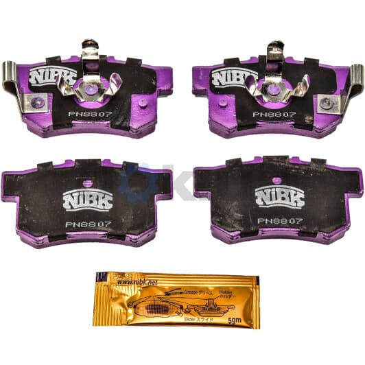 PN8807 NiBK Тормозные колодки