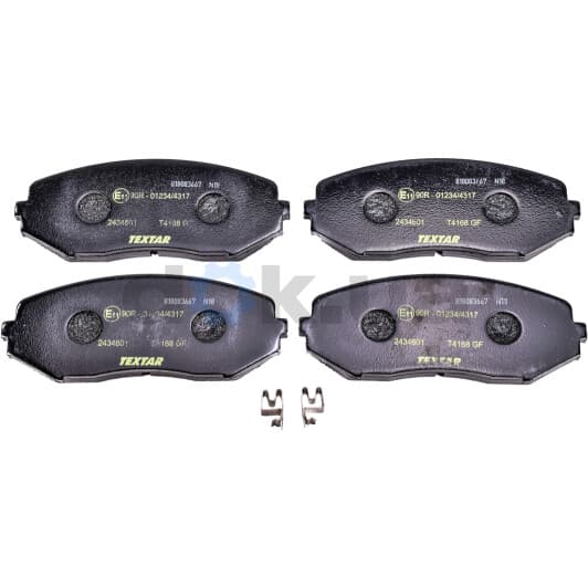 2434601 Textar Гальмівні колодки
