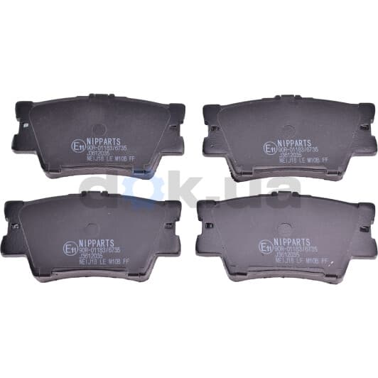 J3612035 Nipparts Гальмівні колодки