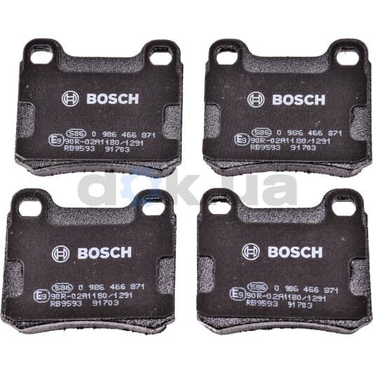 0 986 466 871 Bosch Гальмівні колодки