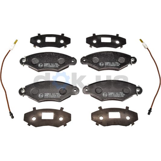 11751 Tomex Гальмівні колодки