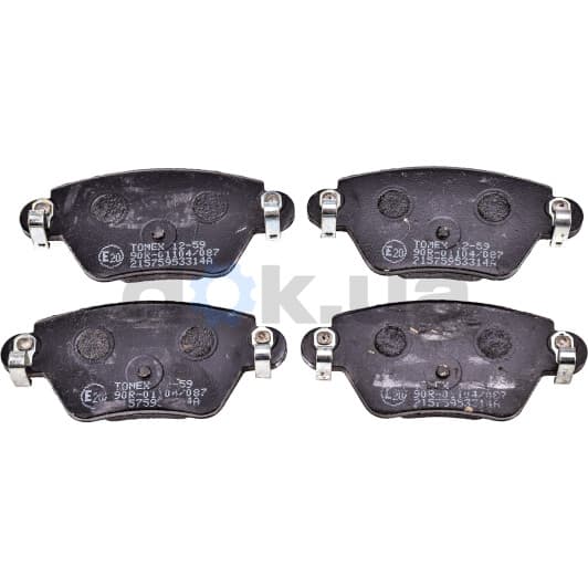 1259 Tomex Тормозные колодки