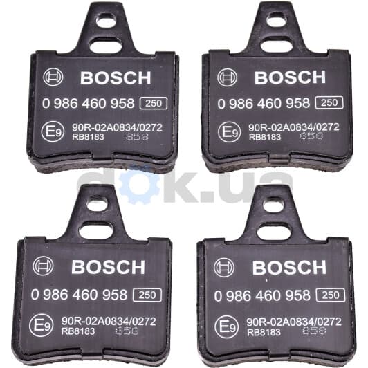 0 986 460 958 Bosch Тормозные колодки для Citroen Xantia