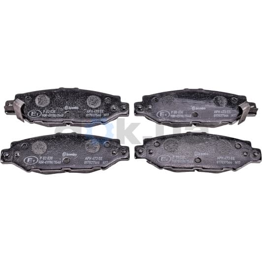 P 83 038 Brembo Гальмівні колодки