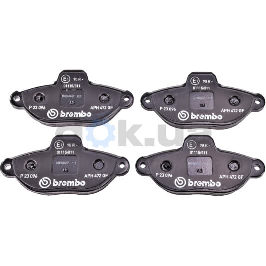 P 23 096 Brembo Гальмівні колодки