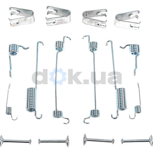 D3911A Autofren Seinsa Монтажный комплект барабанных тормозных колодок