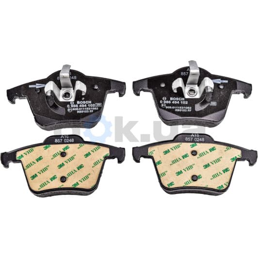 0 986 494 102 Bosch Тормозные колодки для Volvo XC90
