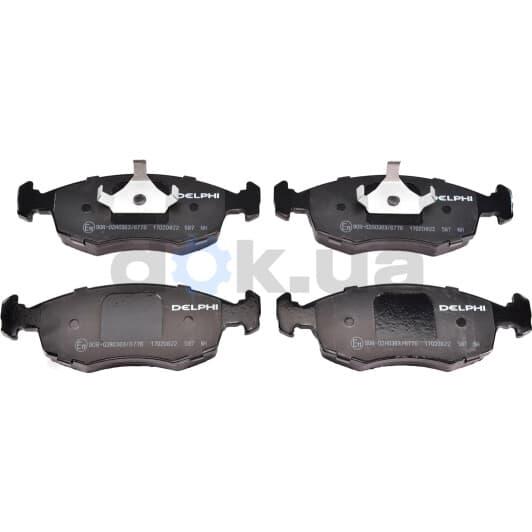 LP587 Delphi Тормозные колодки
