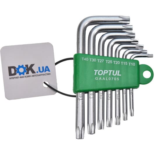 Набір ключів TORX Toptul GAAL0705 T10-T40 7 шт