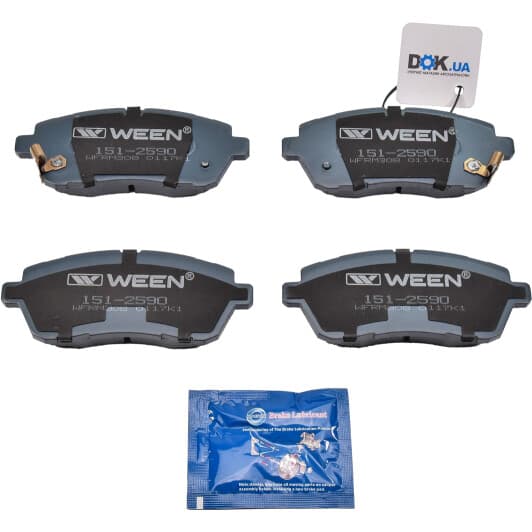 1512590 WEEN Тормозные колодки