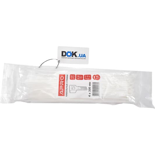 Стяжка Apro ctw4300 300 мм 4 мм 100 шт