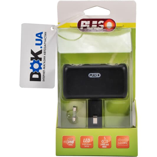 Розгалужувач прикурювача з USB Pulso SC-2004