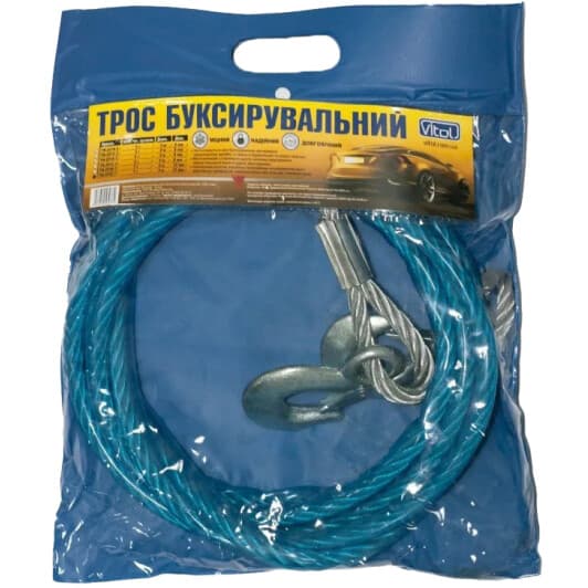 Трос буксировочный Vitol ST-203A канат 7 т 4 м