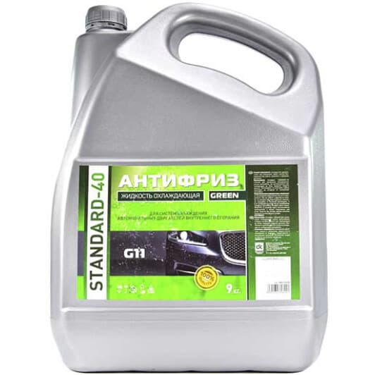 Дорожная Карта Standart Long Life G11 зелений -30 °C, 8 л готовий антифриз