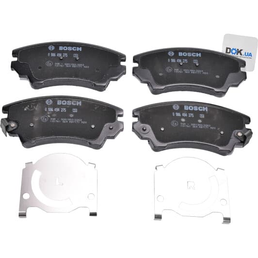 0 986 494 275 Bosch Гальмівні колодки