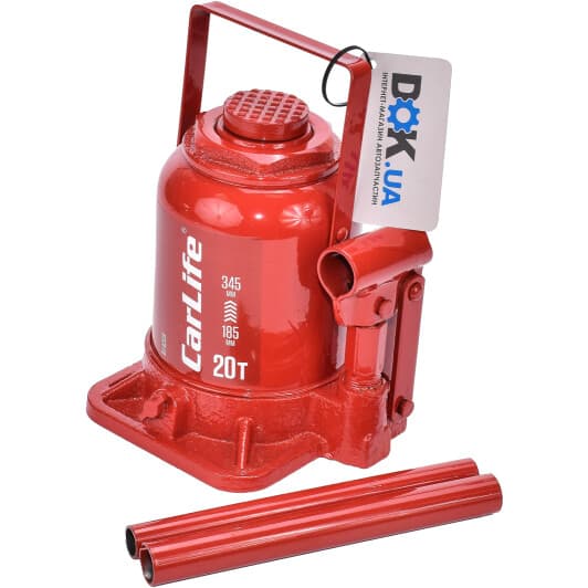 Домкрат Carlife пляшковий гідравлічний 20 т bj420s