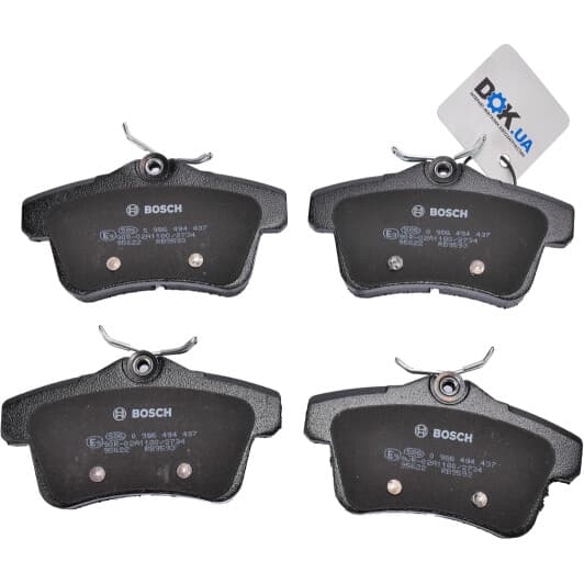 0 986 494 437 Bosch Гальмівні колодки