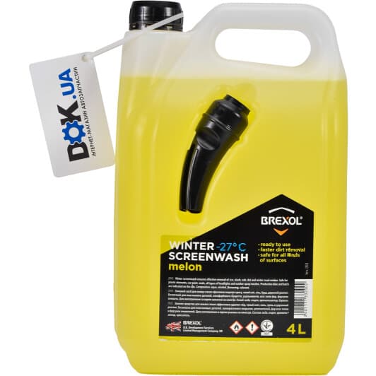 Омивач скла Brexol зимовий -27 °С диня (4 л)