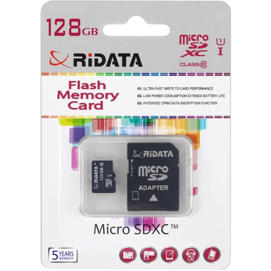 Карта памяти RiDATA microSDXC 128 ГБ