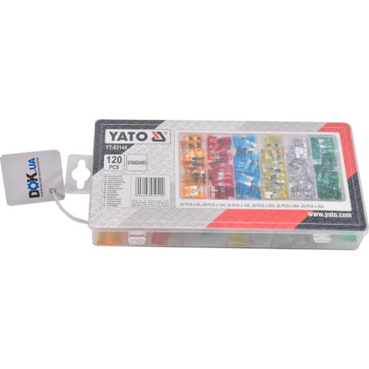Набор предохранителей Yato YT-83144 FT midi (normal) 120 шт.