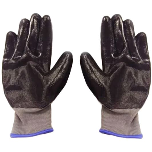 Перчатки рабочие Дорожная Карта трикотажные с нитриловым покрытием серые