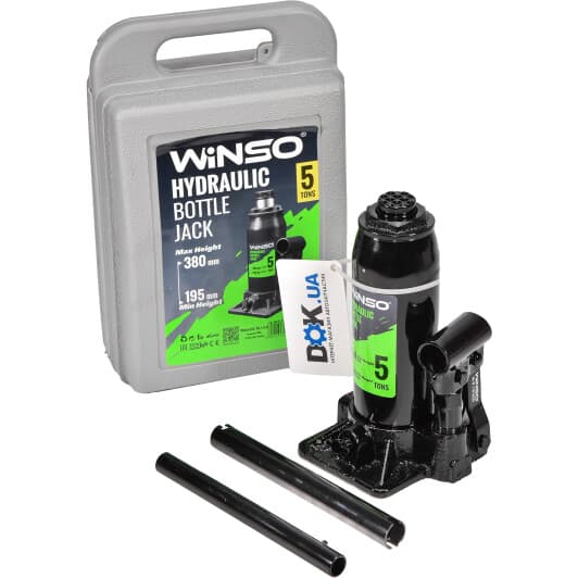 Домкрат Winso Hydraulic Bottle Jack пляшковий гідравлічний 5 т 170510