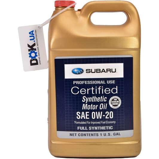 Subaru Synthetic Motor Oil 0W-20 (3,78 л) моторное масло