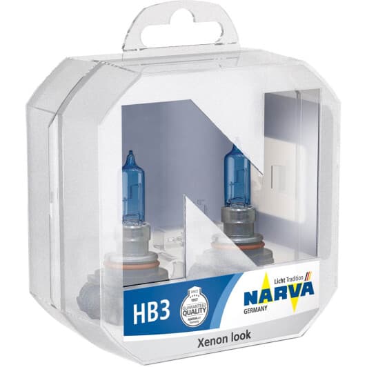 Автолампа Narva Range Power White HB3 P20d 65 W темно-голубая 486252box