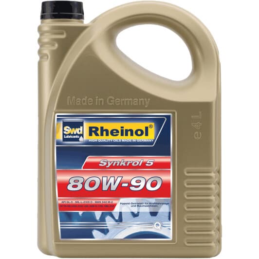 SWD Rheinol Synkrol 5 GL-5 80W-90 (4 л) трансмісійна олива