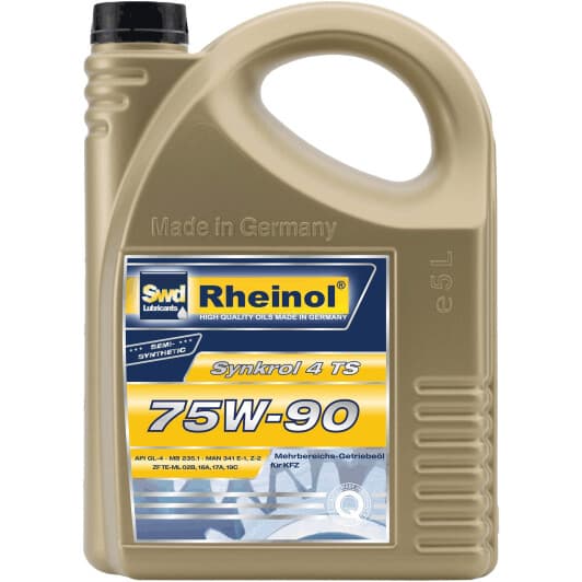 SWD Rheinol Synkrol 4 TS GL-4 75W-90 (5 л) трансмісійна олива