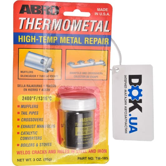 ABRO Thermometal герметик черный (85 г)