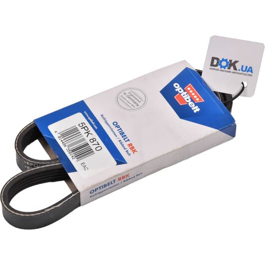 5 PK 870 Optibelt Поликлиновой ремень
