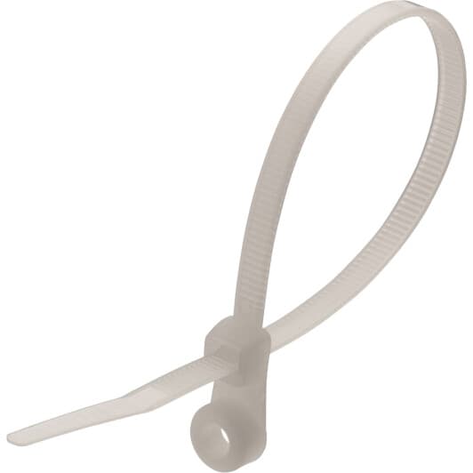 Стяжка с монтажной платформой Tiger TCT32160MMWMH 160 мм 3,2 мм 100 шт