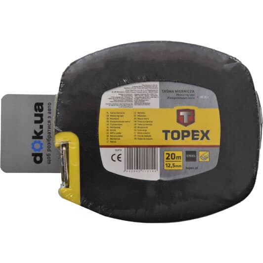 Рулетка Topex 28C412 20 м