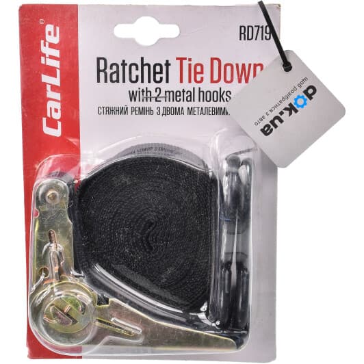 Стяжний ремінь Carlife 1.5 т 5 м rd719