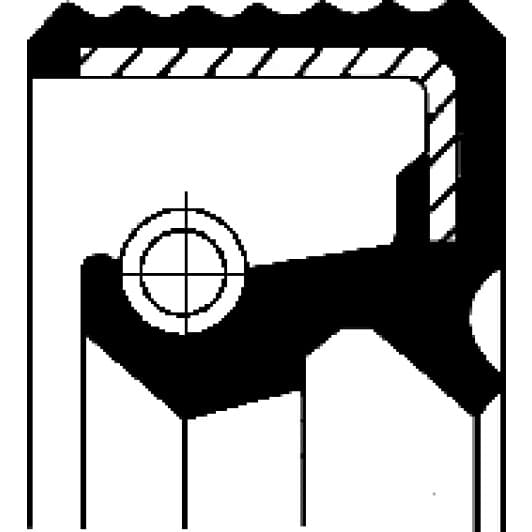 01033860 Corteco Сальник первинного вала