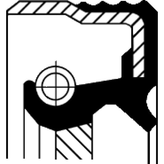 12015268 Corteco Сальник коленвала