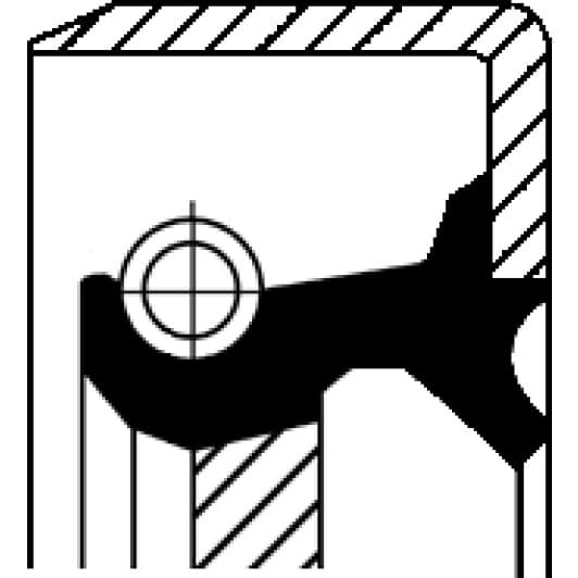 12017271 Corteco Сальник первичного вала