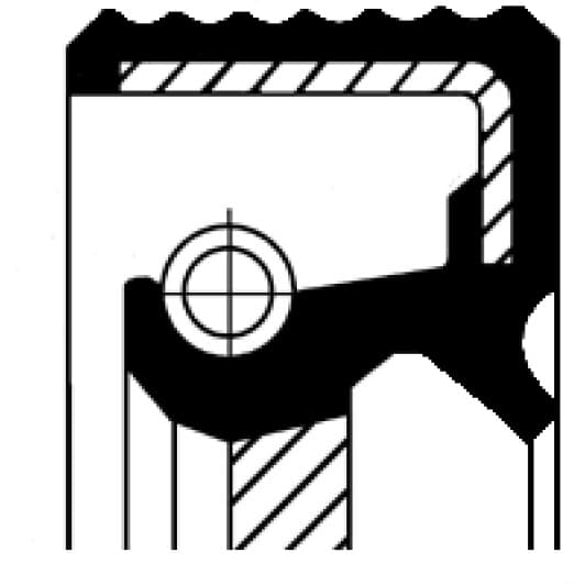 20019851 Corteco Сальник колінчастого вала