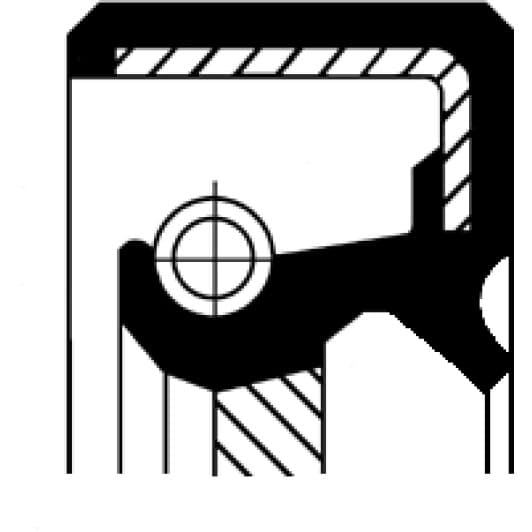 19025980 Corteco Сальник коленвала