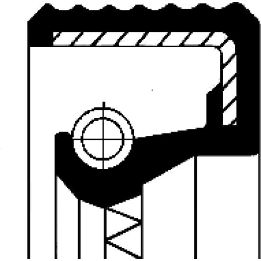 15510042 Corteco Сальник розподільного вала