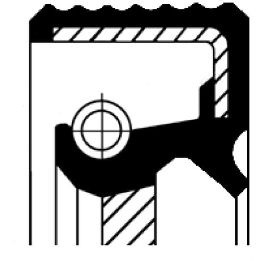 15031987 Corteco Сальник коленвала