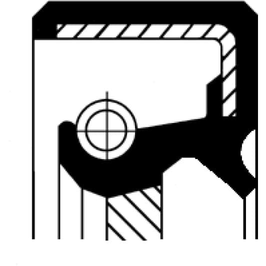 19016592 Corteco Сальник колінчастого вала