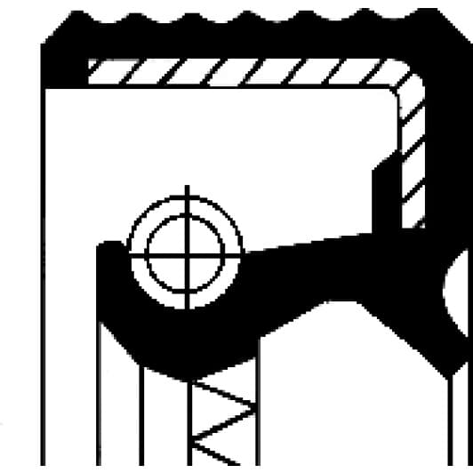 07015496 Corteco Сальник первичного вала
